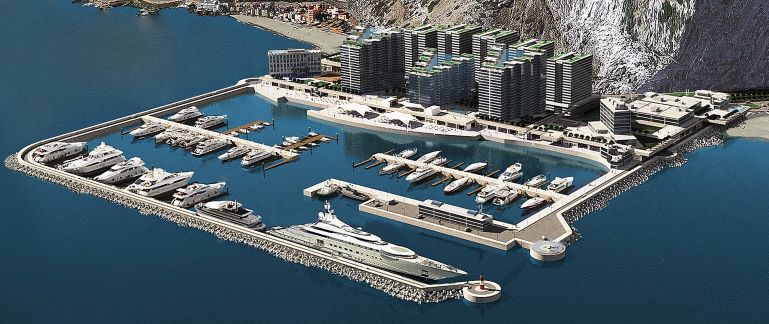 Mediterranean Marina, 5 Star Hotel and Residence, Gibraltar 